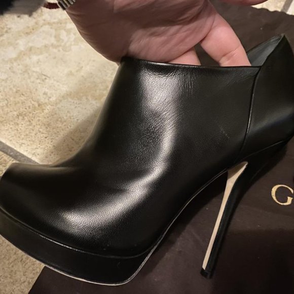Gucci Black Open Toe Boots/Booties - Picture 9 of 12